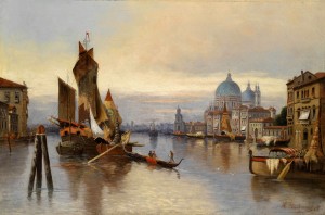 Sailing down the Venice River